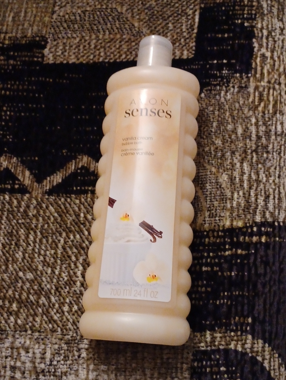 4/$60 New Avon Senses Vanilla Cream Bubble Bath - 700 mL